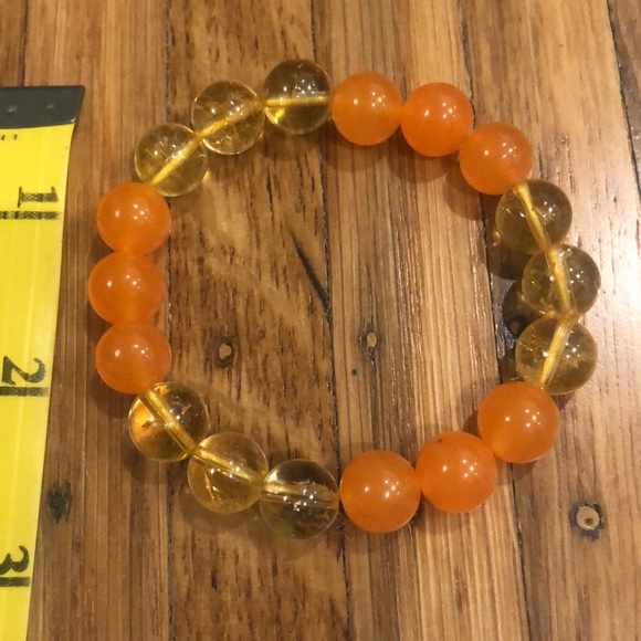 🌟 semi precious Stone Stretch Bracelet 🌟 - Picture 2 of 2